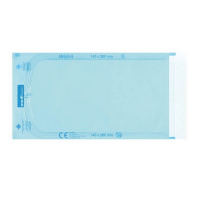 Self-Sealing Sterilization Pouch, (3.5" x 4" / 9 cm x 11.5 cm)