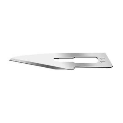Surgical Blades, Carbon Steel, Sterile No. 11