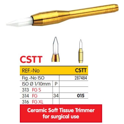 Ceramic Bur Soft Tissue Trimmer
