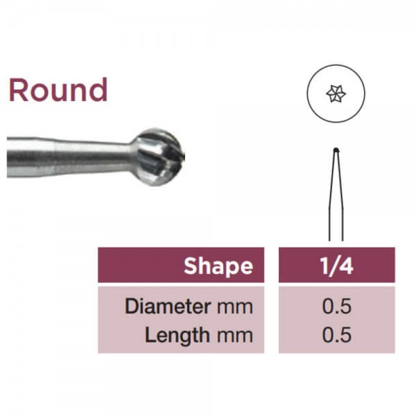 Operative Carbide Bur, Round, RA-005