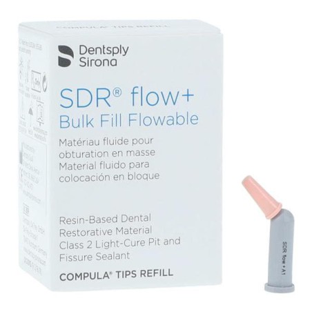 SDR flow+ Bulk Fill Composite A1 Compula Tip Refill 15/Pk