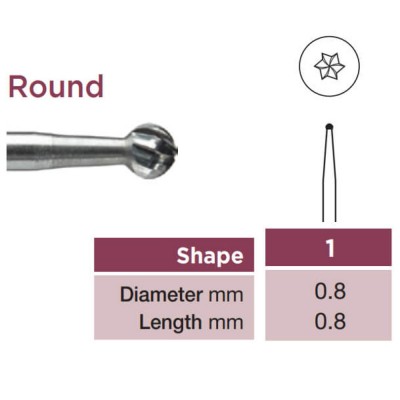 Operative Carbide Bur, Round, RA-008