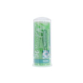 Microbrush Bendable Micro Applicator Green 100/Pk