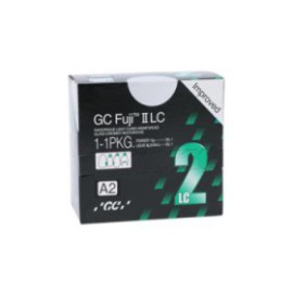 GC Fuji II LC Glass Ionomer Powder / Liquid A2 1:1 Package Ea