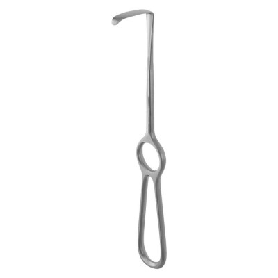 Surgical Retractor Kocher-Langenbeck, 56x11 mm, Downward, 21.5 cm