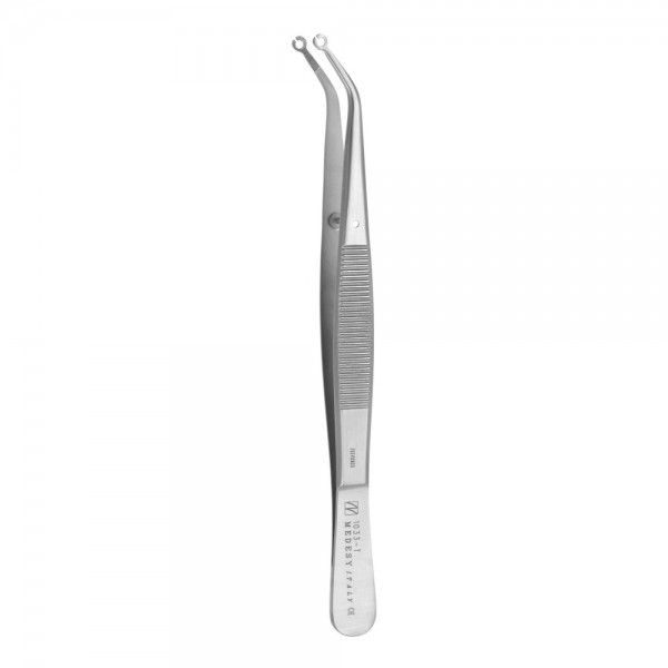 Suture Tweezer Round Curved