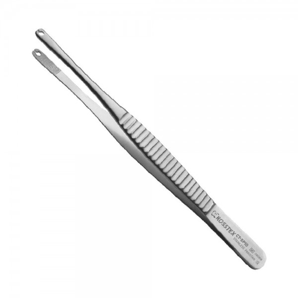 Tissue Plier Corn Suture, 2.2 mm, Straight, 15.0 cm