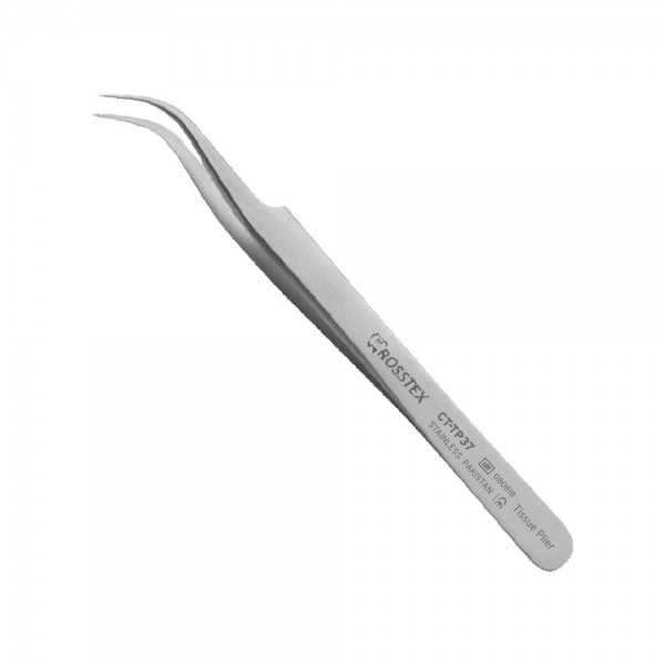 Tissue Plier Curved/Plain, 11.5 cm