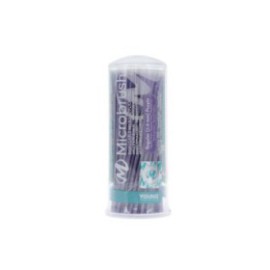 Microbrush Bendable Micro Applicator Purple 100/Pk