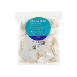 Dri-Aids Plain Cotton Roll Substitute White Small 750/Bx