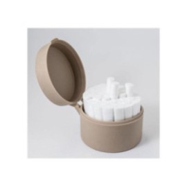 Cotton Roll Holder Beige Ea