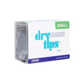 Dry Tips Reflective Cotton Roll Substitute White Small 50/Bx