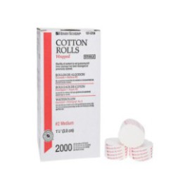 Wrapped Cotton Roll 1.5 in Sterile 2000/Bx