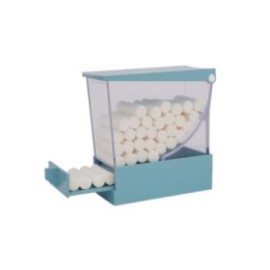 Cotton Roll Dispenser Deluxe Blue Ea