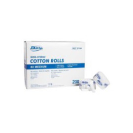 Cotton Roll 1.5 in x 0.375 in Non-Sterile 12/Ca