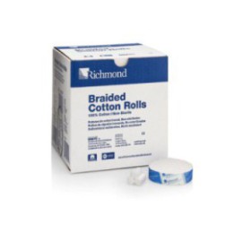 Braided Cotton Roll 0.75 in Non Sterile 1400/Bx