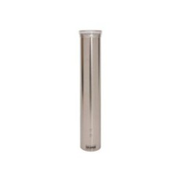 San Jamar Water Cup Dispenser Silver Stainless Steel 5 oz Ea