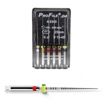 ProFile .04 Taper 21mm Size 15-40 Assorted